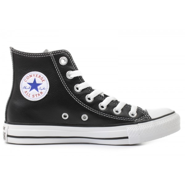 Tenisi înalți Converse Chuck Taylor All Star HI BLK LEA - 132170C