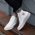 Tenisi înalți Converse Chuck Taylor All Star HI OPTIC WHT - M7650C