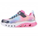Pantofi sport-style cu lumini  SKECHERS FLUTTER HEART LIGHTS  302315L NVMT