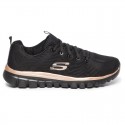 Pantofi sport SKECHERS GRACEFUL - GET CONNE 12615 BKRG