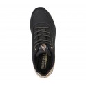 Pantofi sport-style SKECHERS UNO - SHIMMER AWAY 155196 BLK