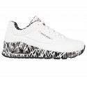 Pantofi sport SKECHERS UNO - LOVING LOVE 155506 WBK