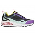 Pantofi sport-style SKECHERS UNO 2 - MAD AIR 155544 BKMT 