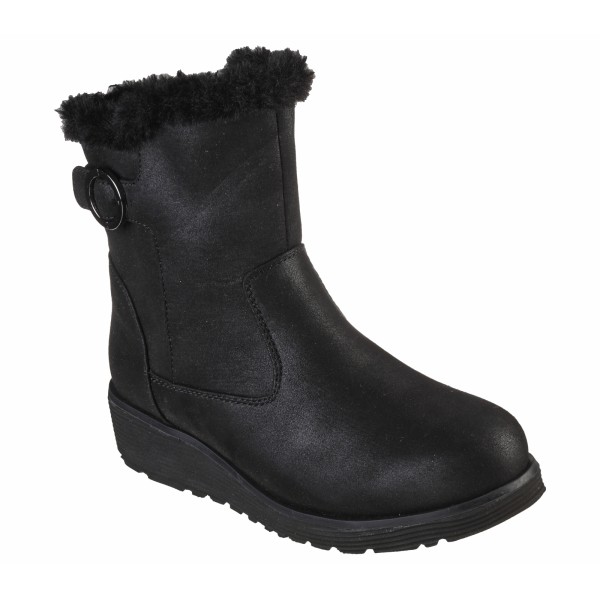 Cizme SKECHERS KEEPSAKES WEDGE-COMFY WINTER 167248 BBK