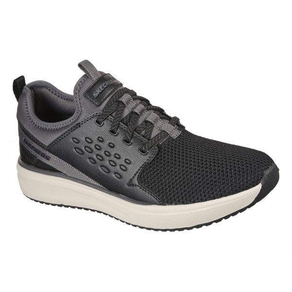 Pantofi sport-style SKECHERS CROWDER - COLTON 210242 BKGY    