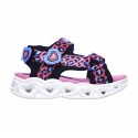 Sandale cu lumini SKECHERS HEART LIGHTS SANDAL-SAVVY CAT 302090N HPBL