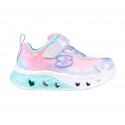 Pantofi sport-style cu lumini SKECHERS FLUTTER HEART LIGHTS 302315N LVMT