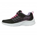 Pantofi sport-style SKECHERS MICROSPEC - BOLD DELIGHT 302468L BLK