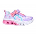 Pantofi sport-style cu lumini SKECHERS FLUTTER HEART LIGHTS 302691N LVHP