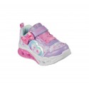 Pantofi sport-style cu lumini SKECHERS FLUTTER HEART LIGHTS 302691N LVHP