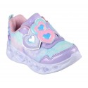 Pantofi sport-style cu lumini SKECHERS HEART LIGHTS - LOVIN 302693N LVLP