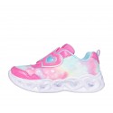 Pantofi sport-style cu lumini SKECHERS HEART LIGHTS - LOVIN 302693N PKTQ