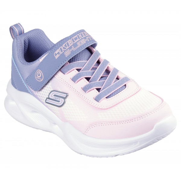 Pantofi sport-style cu lumini SKECHERS SOLA GLOW 303714L GYLP