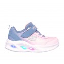 Pantofi sport-style cu lumini SKECHERS SOLA GLOW 303714N GYLP