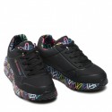 Pantofi sport-style SKECHERS UNO LITE - LOVEY LUV 314976L BKMT