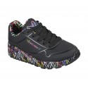 Pantofi sport-style SKECHERS UNO LITE - LOVEY LUV 314976L BKMT