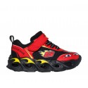Pantofi sport-style cu lumini SKECHERS THERMO-FLASH - WHEEL 402306N RDBK
