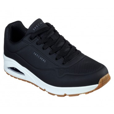 Pantofi sport-style SKECHERS UNO -STAND ON AIR 52458 BLK