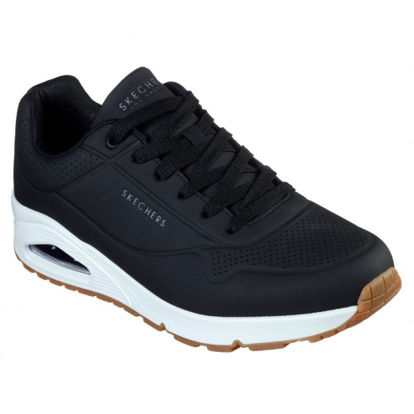 Pantofi sport-style SKECHERS UNO -STAND ON AIR 52458 BLK