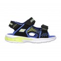 Sandale cu lumini SKECHERS E-II SANDAL- BEACH GLOWER 90558N BBLM